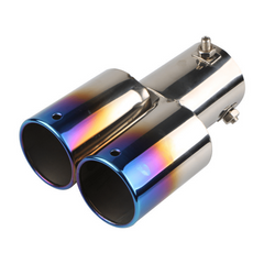Car General Double Pipe Tail Pipe Muffler Stainless Steel Exhaust Pipe