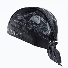 Retro Motorcycle Helmet Balaclava Men Skull Caps Sports Head Wrap Bandana