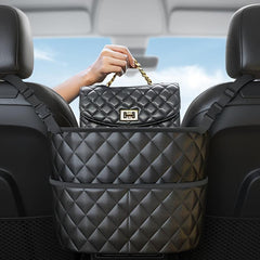 Stylish PU Leather Handbag Holder for Car Organization