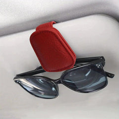 Magnetic Sun Visor Sunglasses Holder Car Clip Storage Rack