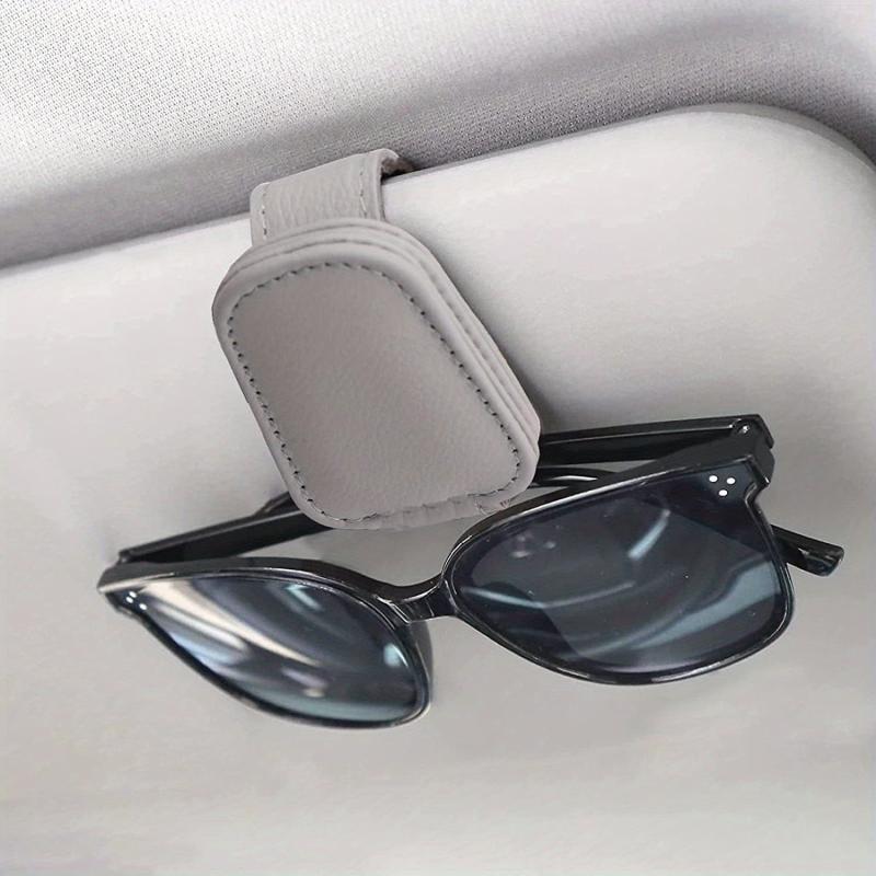 Magnetic Sun Visor Sunglasses Holder Car Clip Storage Rack
