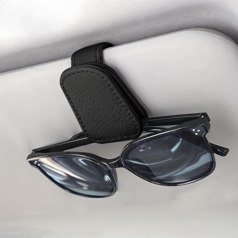 Magnetic Sun Visor Sunglasses Holder Car Clip Storage Rack