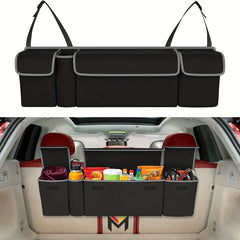Car Trunk Organizer and Backseat Hanging Organizer