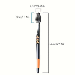 10pcs Bamboo Charcoal Toothbrush Dental Teeth Care Pack