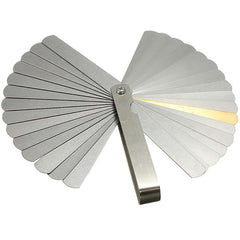 Stainless Steel 32 Piece Combination Feeler Gauge Inch Electronic Instrument
