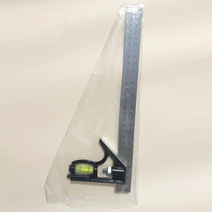 1pc Stainless Steel Adjustable Combination Angle Square