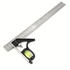 1pc Stainless Steel Adjustable Combination Angle Square