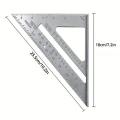 Cast Aluminum Triangle Ruler Angle Ruler Aluminum Alloy Base Ruler