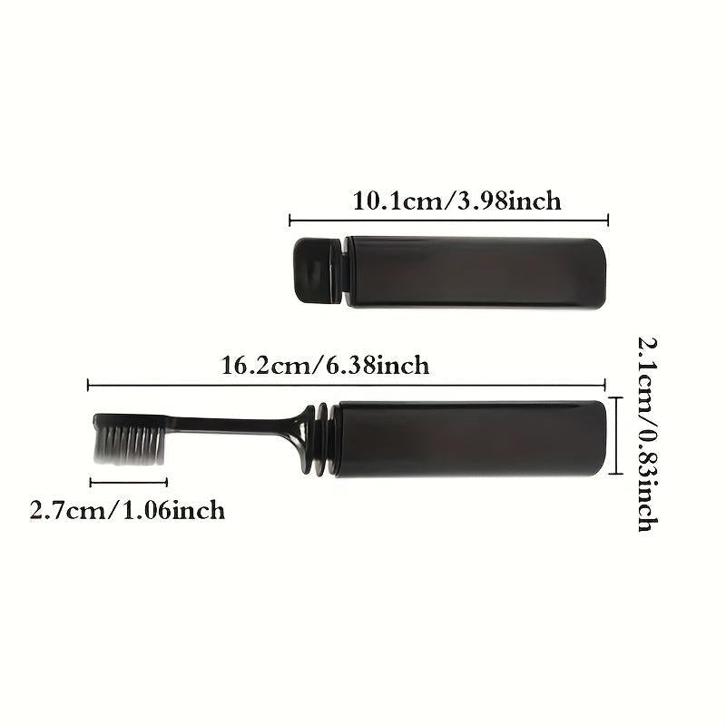 Portable Folding Bamboo Toothbrush for Travel Camping Hiking