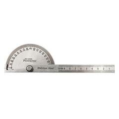 Stainless Steel Angle Ruler 0-180 Degrees Woodworking Tool