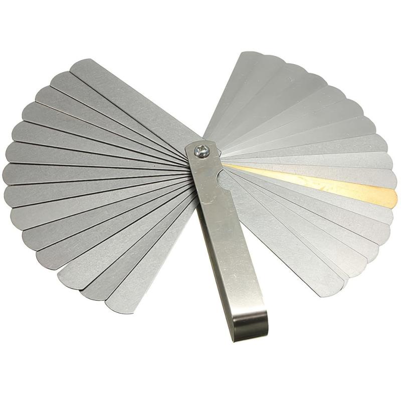 Metric Stainless Steel 32 Blades Feeler Gauge 0.04-0.88MM Thickness