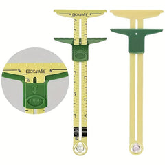 5 in 1 Sliding Ruler Multifunctional Quilting Plastic Drawing Triangle Ruler