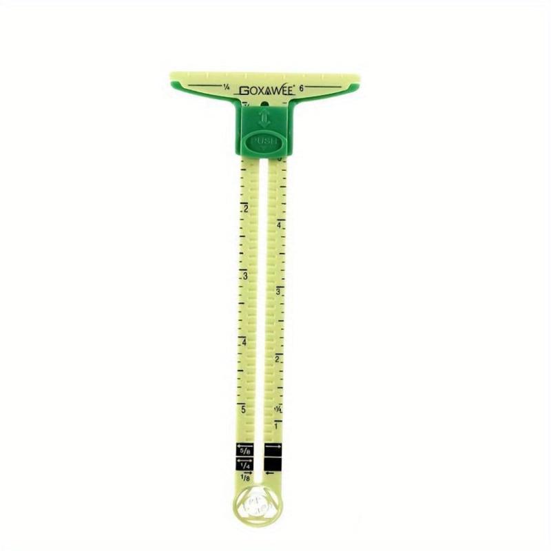5 in 1 Sliding Ruler Multifunctional Quilting Plastic Drawing Triangle Ruler