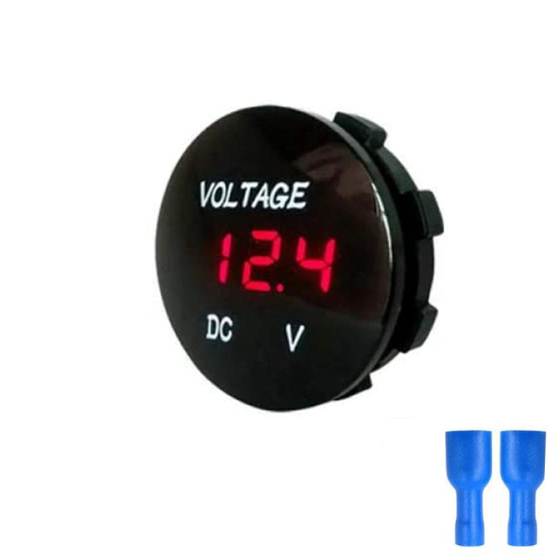 DC 5V 48V LED Digital Voltmeter Ammeter Monitor for Car Motorcycle
