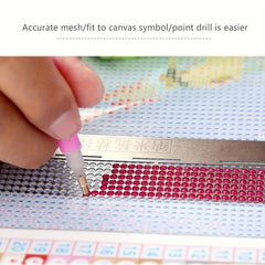 DIY Diamond Painting Cross Stitch Ruler 520 Holes
