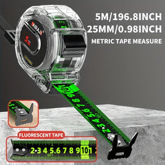 5M Self Locking Steel Tape Measure High Precision Wear Resistant
