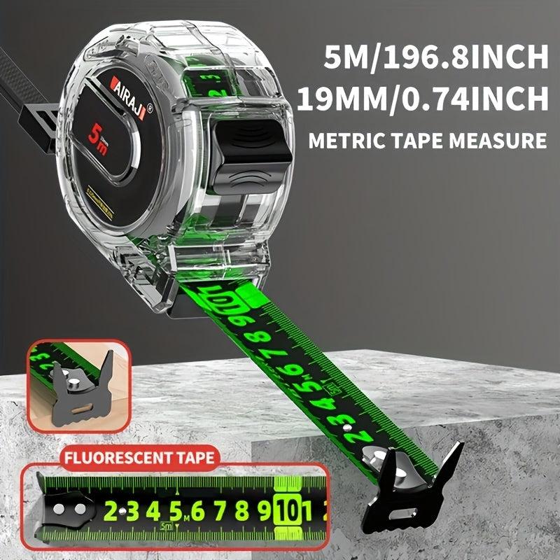 5M Self Locking Steel Tape Measure High Precision Wear Resistant