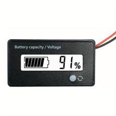 DC 5-72V Meter Capacity Voltage Monitor for Lead Acid & Li-ion Batteries