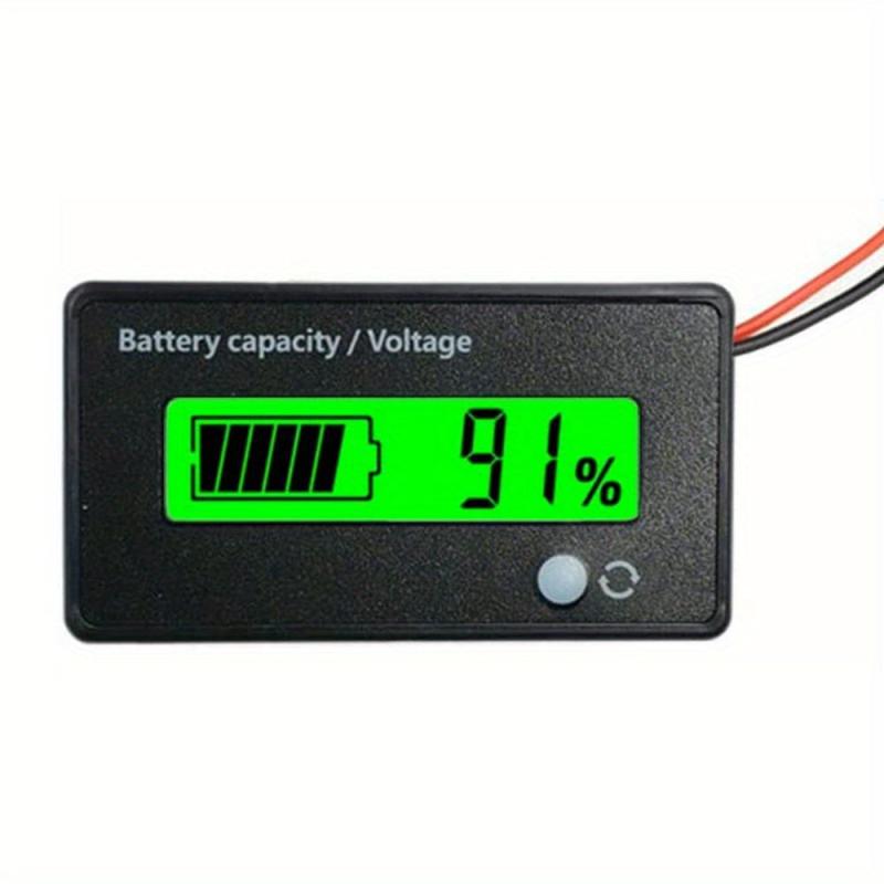 DC 5-72V Meter Capacity Voltage Monitor for Lead Acid & Li-ion Batteries