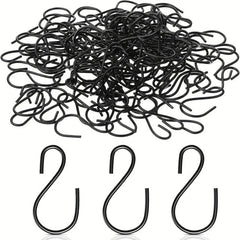 60pcs Mini S Hook 2.54cm Metal Hanging Hooks for Ornaments & Pot Storage