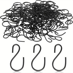 60pcs Mini S Hook 2.54cm Metal Hanging Hooks for Ornaments & Pot Storage