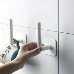 Punch Wall Mounted L Shape Cloth Hanger For Hotel