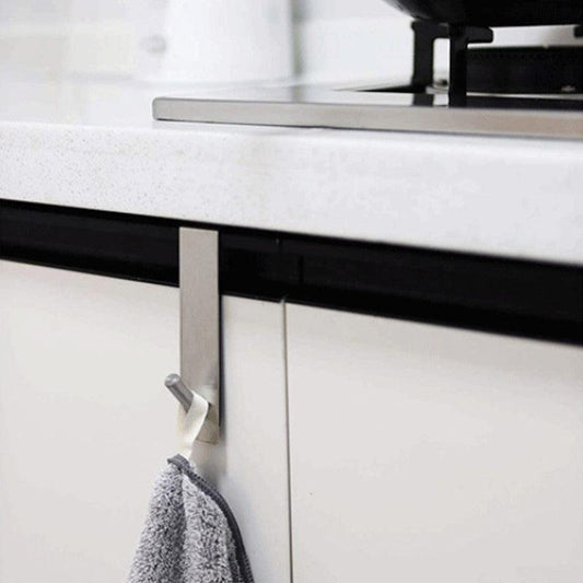 Stainless Steel Over Glass Door Shower Towel Rack For Hotel