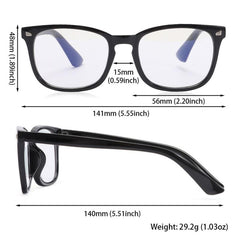 Square Progressive Reading Glasses Anti Light Presbyopic Glasses Spring Hinge