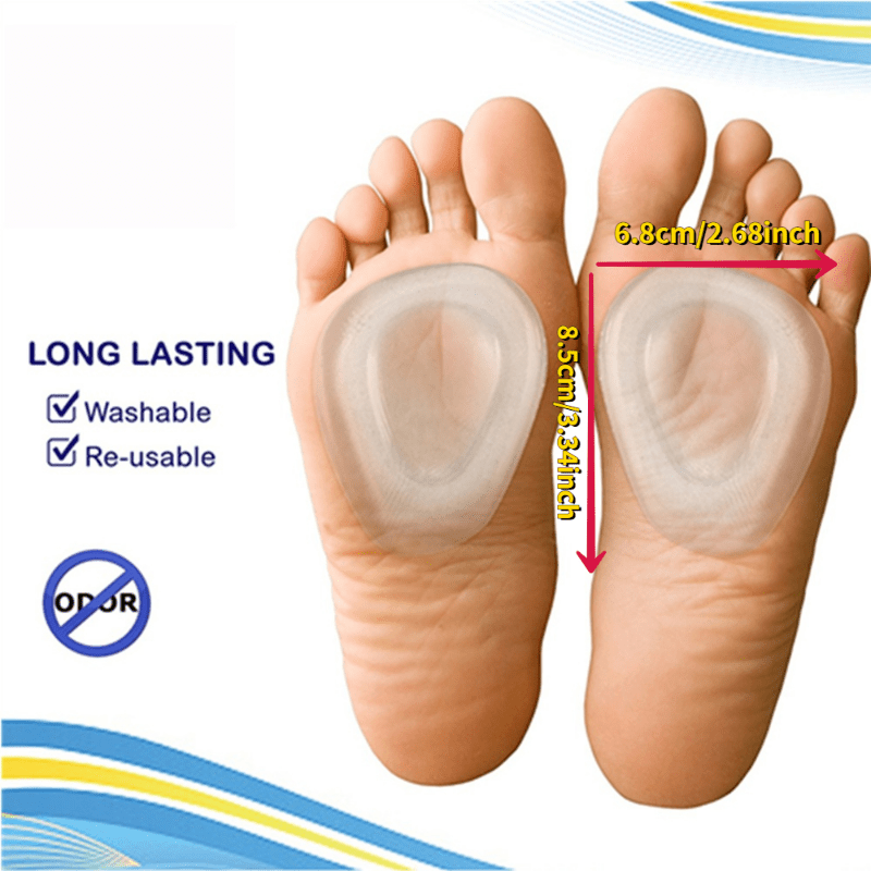 Ball Of Foot Cushions Inserts For Support Metatarsalgia Gel Pad Pain Relief