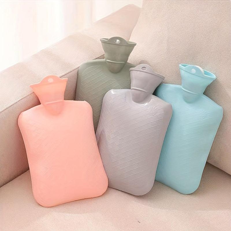 Portable Striped Warm Water Bag PVC Hot Water Bag Thermal Insulation