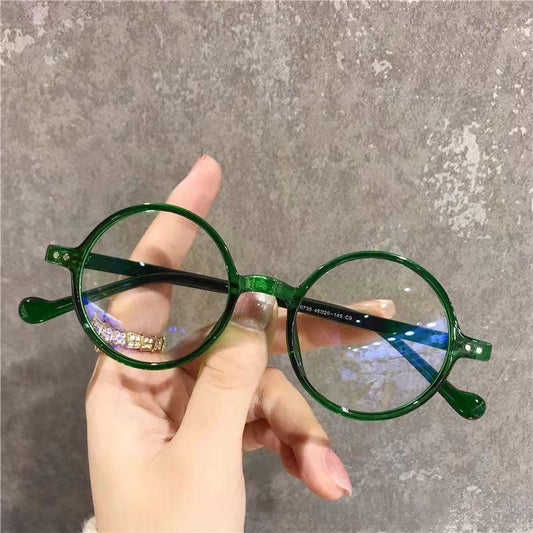 Vintage Round Frame Glasses Anti Fatigue Unisex