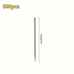500pcs Heavy Duty Cable Zip Ties 4-12 Inch