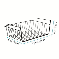 Houseware Under Shelf Basket for Home Office & Wardrobe Storage