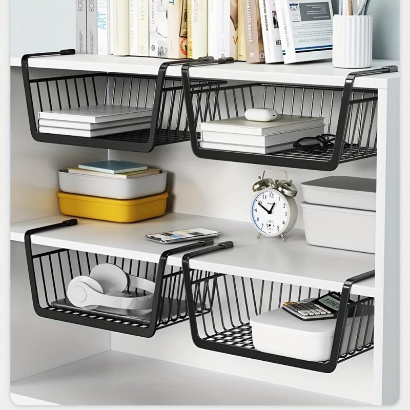Houseware Under Shelf Basket for Home Office & Wardrobe Storage