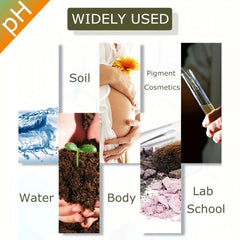 PH Test Paper 240 Strips with Storage Case for Testing Saliva Urine Water Soil