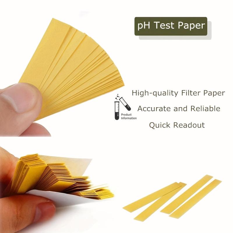 PH Test Paper 240 Strips with Storage Case for Testing Saliva Urine Water Soil