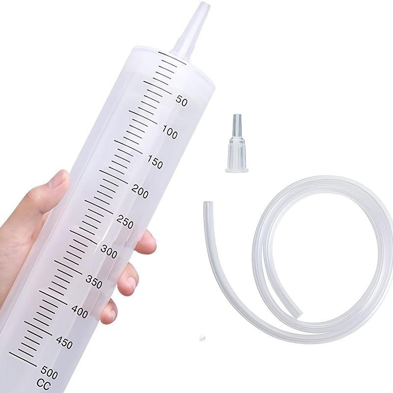 500ml Plastic Syringe for Liquid Paint & Epoxy Resin