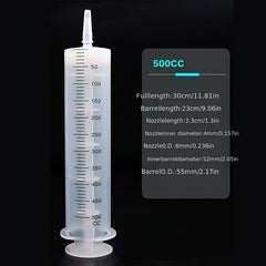 500ml Plastic Syringe for Liquid Paint & Epoxy Resin