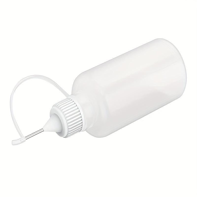 3pcs 30ML Transparent Dispensing Bottle with Metal Head for Printing Paper