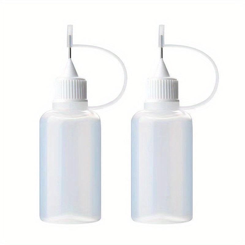 3pcs 30ML Transparent Dispensing Bottle with Metal Head for Printing Paper