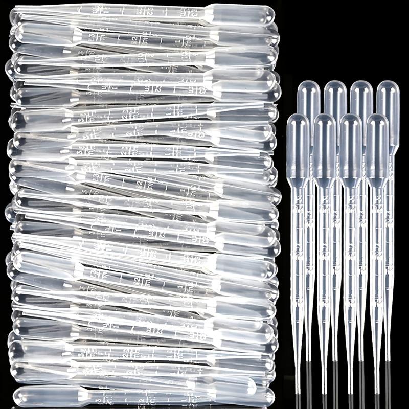 25pcs 3ml Plastic Transfer Pipette Eyedropper for Essential Oils & Cosmetics