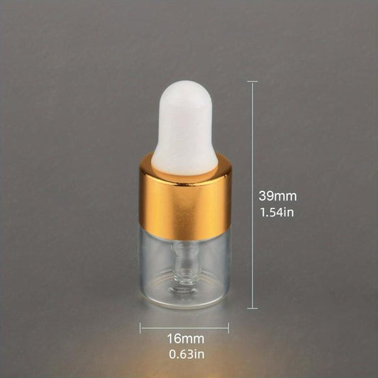 Mini Essential Oils Aromatherapy Sample Dropper Bottles For Traveling
