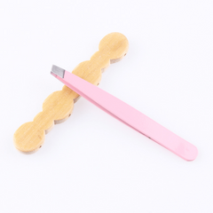 Stainless Steel Eyebrow Tweezers for Hair Removal and Shaping