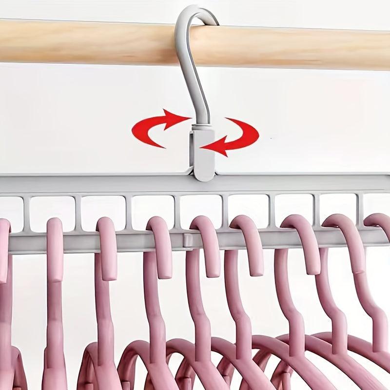 Space Saving Hole Clothes Hanger for Home Dorm and Travel
