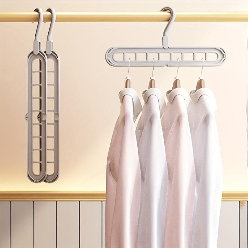 Space Saving Hole Clothes Hanger for Home Dorm and Travel