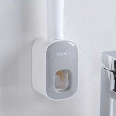 Toothbrush Holder Squeeze Toothpaste Device Set