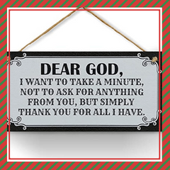 Faithful God House Decor Sign - Home Ornament