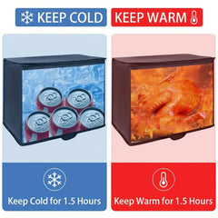 Large Insulated Food Bag Reusable Grocery Cooler Tote
