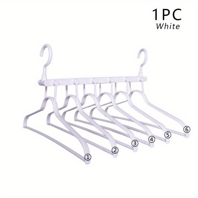 6 in 1 Folding Hanger for Clothes Coats Pants