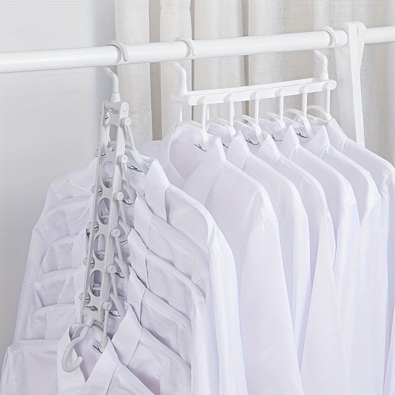 6 in 1 Folding Hanger for Clothes Coats Pants